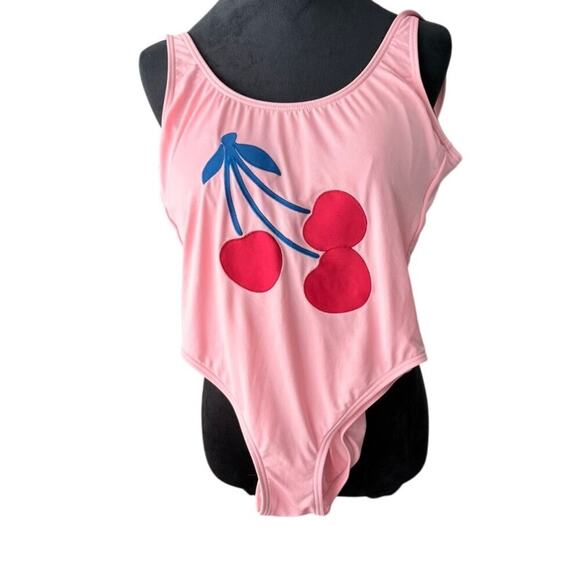 Kate Spade Cherry Toss Scoopneck One-piece Swimsuit - Size Small $128 - Picture 4 of 8